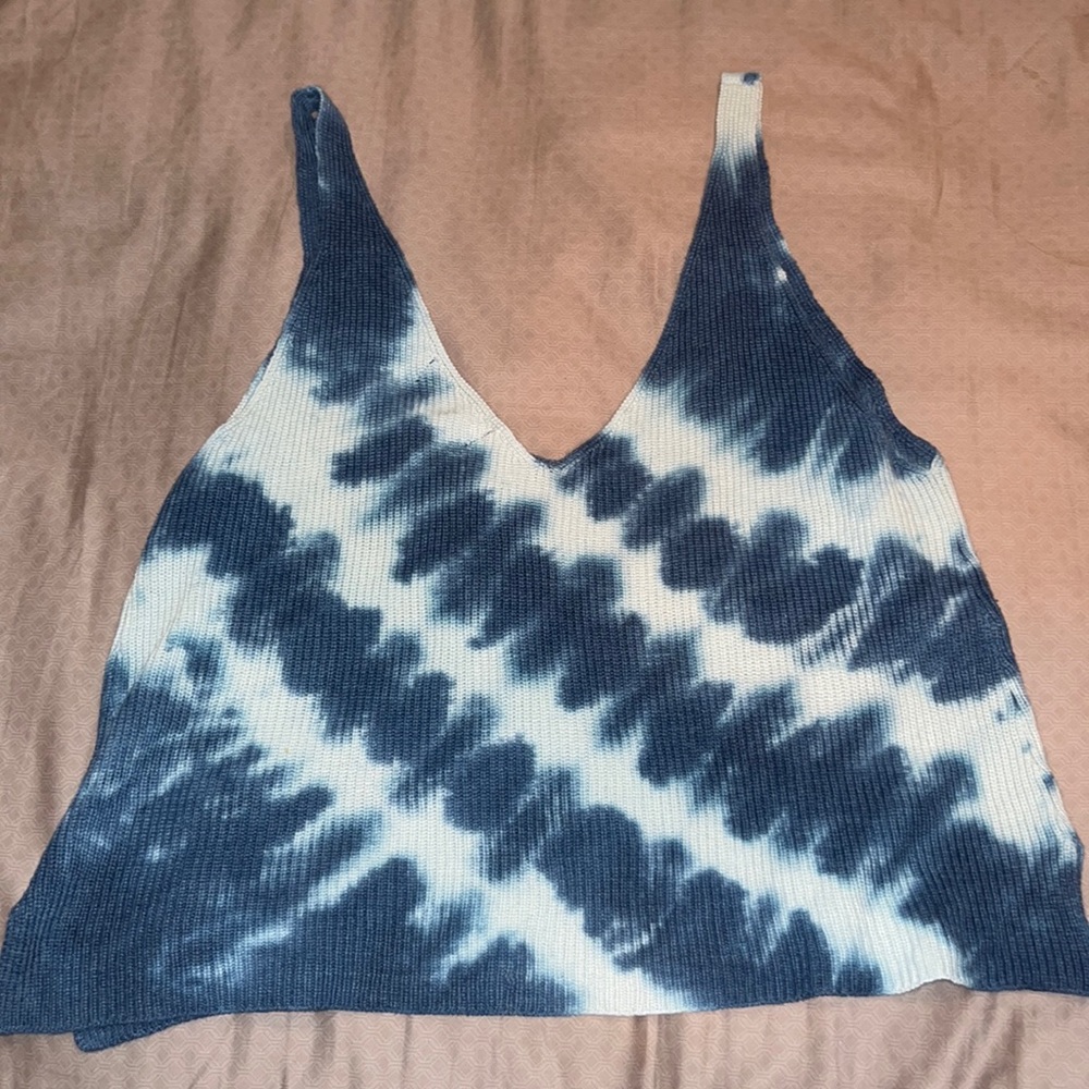 Forever 21 Blue Cropped Tank